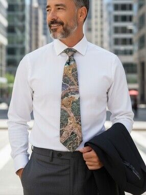Leopard 100% Silk Necktie by Endangered Species
